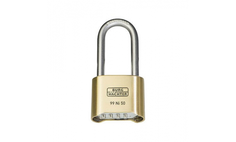 BURG 99 H/D COMBO LOCK 50MM CARDED